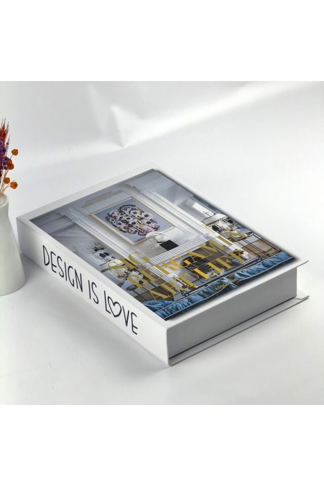 Kitap Görünümlü Dekoratif Kutu, İskandinav Tarzı Kitap Şeklinde Saklama Kutusu, Ev Dekorasyonu