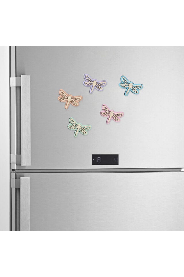 yusufçuk magnet seti renkli ahşap